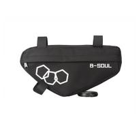Triangle bag road car tool bag bicycle front beam bag upper tube bag 28.5*13.5*5.4cm juoda
