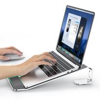 Professional Acrylic Laptop Stand with Wrist Support Transparent Laptop Riser Non-slip Portable Tablet Stand For Typing/Reading sidabras