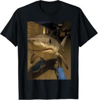 Tralalero Tralala Shark Meme T-Shirt Funny Italian Brainrot Unisex T-Shirt M brown
