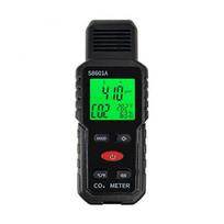 3 In 1 CO2 Meter Air Quality Monitor Handheld 5000Ppm CO2 Monitor Measurement Carbon Dioxide / De less