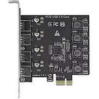 Delock PCIe x1 K 4x ext USB-A BU SS USB - 90509