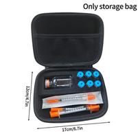 Insulin Vial Storage Case Peptide Storage Box 10/15/30 Grids Storage Bags Medicine Cases Portable Storage Bag Peptide Case