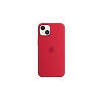 (Red) Silicone Case with Magsafe for Iphone 13 Mini Phone Case