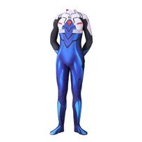 Anime Plugsuit Cosplay Kostiumas Ikari Shinji Zentai Bodysuit Kostiumas Jumpsuits L blue