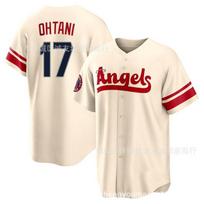 Mens Los Angeles Angels Shohei Ohtani Fan Baseball Jersey - City Edition Yellow 17 Breathable Sport Tee Fall XL
