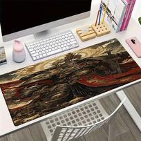 Warhammer 40k Theme Mouse Pad, Non Slip Rubber Base, Multifunctional Office & Home Decor, Perfect for Workspace Personalization. 40cmx90cm