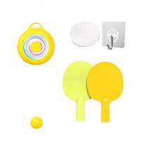Fun And Interactive Astronaut-themed Hanging Ping Pong Trainer For Kids 1 Ball geltona
