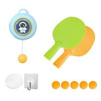 Fun And Interactive Astronaut-themed Hanging Ping Pong Trainer For Kids 6 Balls mėlyna