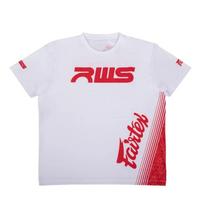 RWS Boxing Breathable Jersey Fans Summer Fightwear Men Women Casual Round Neck Short Sleeve 6XL white