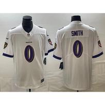 Baltimore Ravens NFL Embroidered Football Jersey Men Fan Wear Official Style Cotton Blend Ravens White 0 Gen 2
