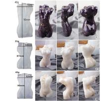 Art Sculpture Body Silicone Mold Resin Mold Soap Mold Wax Mold DIY Epoxy Resin Crafts Gifts 1 gray