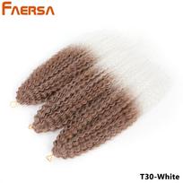 Afro Kinky garbanotų plaukų priauginimas Sintetiniai afrikietiški nerti pinti plaukai afromoteriai 20 30 colių ombre rožinis imbieras moterims 20 Inch beige