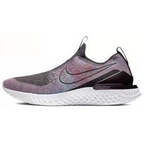 Nike Epic React Moc Flyknit Black University Red Hyper Jade Sneakers BV0417-002 46 gray