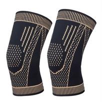 Knee Pads  Elastic Sports Knee Pads  Mountain Climbing and Cycling Basketball Protective Gear  Deodorizing Copper Nylon Fiber Functional Knee Pads XL black