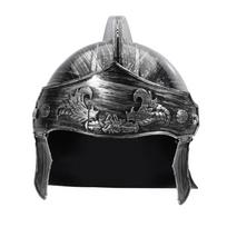 Viduramžių Romėnų Warrior Riterio Plastikinis Šalmas Spartietis Gladiatoriaus Vintažinis Cosplay Kostiumas Šalmas Helovinui Scenos Pasirodymui One Size sidabras