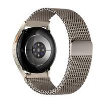Suderinama metalinė tinklelio laikrodžio apyrankė Samsung Watch 7 ir Huawei GT: 18mm, 20mm, 22mm Milanese apyrankės 20mm