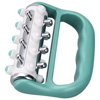 1Pcs Portable Electroplating Roller Massager Handheld For Home Use Soothing Muscles Leg And Back Massage Equipment žalia