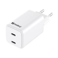 SANDBERG AC Charger Dual USB-C PD65W EU