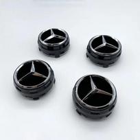 4pcs 75mm Mercedes Benz AMG C43 C63 E43 E53 E63 W205 W213 Car wheel Hub Cap Emblem badge logo Accessories A0004000900 AD1 juoda