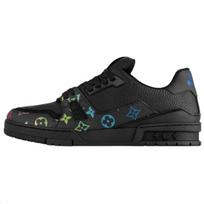 LOUIS VUITTON Trainer Low top Skateboard Shoes Men's Black 1AHDW4 41 black