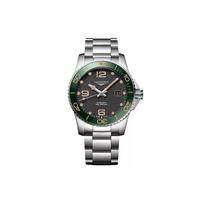 Longines Concas Nardymo serijos Automatinis mechaninis laikrodis Atsparus vandeniui 300m 41mm Juodas ciferblatas Nerūdijančio plieno apyrankė L3.781.4.05.6 Regular Watch Box gray