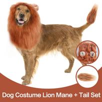 Pet Lion Mane with Ears - Funny Dog Wig Costume