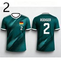 2026 New German National Design Fan Football Jersey, Sports Quick Drying Casual Match Training Unisex Top T-shirt S