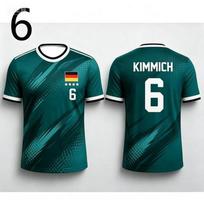 2026 New German National Design Fan Football Jersey, Sports Quick Drying Casual Match Training Unisex Top T-shirt 2XL