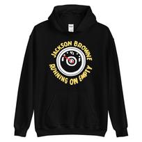 JACKSON BROWNE Running On Empty Fan Art Hoody Unisex Hoodie XXL yellow
