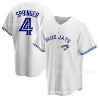 Toronto Blue Jays 4 George Springer Fan Baseball Jersey Unisex Lightweight Sport Top XXXL