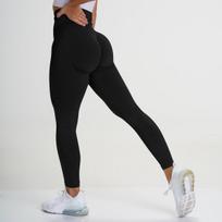 Leggings For Gym Women Fitness Women High Waist Sports Pants Yoga Shorts Push Up Sportswear S black