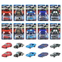 Hot Wheels HNR88-986N Fast & Furious Dream Lineup Diecast Car Assortment 10 Pack with 5 Models Multicolor Ages 3 and Up gray