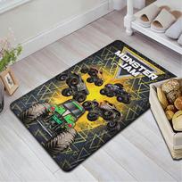 Monster Jam Rug Floor Mat for Living Room or Bedroom Soft and Comfortable Carpet a Gift for Birthday and Holiday.MFF0918497 40x60cm( 15x23in ) gray