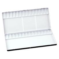 Holbein Aluminum Watercolor Palette 30 210144 No. 150, Compartments, white