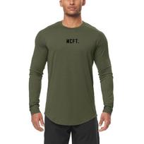 Do The Work  Autumn & Spring Mens Thin Breathable Quick-drying Slim Fit Outdoor Fashion Casual High Elasticity O-neck T-Shirt L