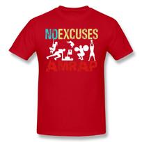Men Bodybuilding Pumping GYM Muscle Training Crossfit T-Shirt No Excuses Fitness Essential Cotton Tees Harajuku Top Short Sleeve XXXXL red