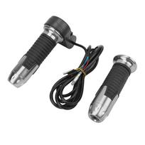 1 Pair 12V‑99V Throttle Grips Universal Twist Throttle Accelerator Grip Handlebar with Button for Electric Bike Scooters pilka