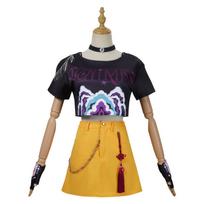 Rumi Zoey Mira Cosplay KPop Demonų Kostiumas Medžiotojo Striukė Šortai Sijonas Kelnės Konvencija Helovinas Kalėdos Kostiumas XL black