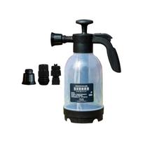 Versatile Car Foaming Pump Sprayer 2000ml and 3 Nozzle Transparent Bottle black