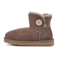 UGG Mini Bailey Button Ii 2.0 Snow Boots Brown Women's 1016422-MLE 37 gray