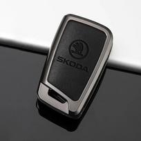 2025 Naujo automobilio sulankstomo pultelio dėklas Dangtelis Apsauginis korpusas Maišelis Skoda Octavia A5 A7 Fabia Superb Kodiaq Karoq Raktų pakabuko priedas black