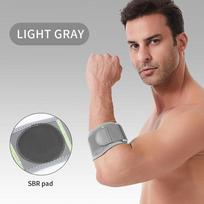 Getinfit Adjustable Elbow Guard Pads Shock Absorption for Tennis Badminton Muscle Strain Relief Wear-Resistant