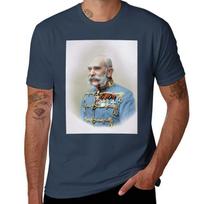 Franz Joseph I Of Austria 1905 Tshirt Basic Plain Tee For Spring And Summer XXXL gray