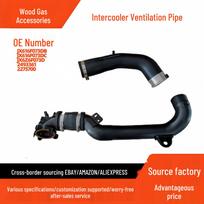 Intercooler Vent Hose for Ford Lincoln Focus Edge 1.5T (2019-2025) - Model JX616F073DB POKESS black