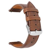 18mm Watch Band For Garmin Vivoactive 4S Venu 3S 2S Strap Vivomove 3S Forerunner 255S 265S For Huawei GT4 41mm Leather Bracelet 18mm brown