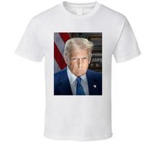 Donald Trump Presidential Portrait T Shirt M gray
