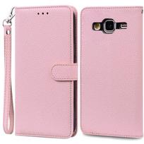 Dėklas Samsung Galaxy J3 2016, atverčiamas odinis viršelis Samsung J3 2016 dėklui, piniginė, telefono dėklas Samsung Galaxy J3 6 2016 J320F For Samsung J3 2016 blue