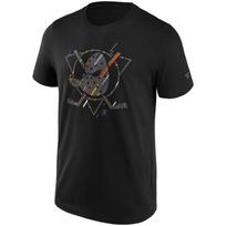 Camiseta NHL Anaheim Mighty Ducks ETCH Fan Tee Hockey Unisex shirt Cotton Oversize Large Size M black