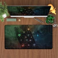 M-Magic The Gathering Didelis žaidimų pelės kilimėlis 40x90cm Klaviatūros žaidėjo pelės kilimėlis XXL Greičio stalo kilimėlis Anime Guminis neslystantis pelės kilimėliai 30x60cm