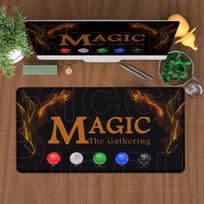 M-Magic The Gathering Didelis žaidimų pelės kilimėlis 40x90cm Klaviatūros žaidėjo pelės kilimėlis XXL Greičio stalo kilimėlis Anime Guminis neslystantis pelės kilimėliai 30x60cm